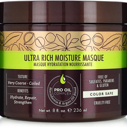 Macadamia Ultra Rich Repair Masque-236ml - Haarmasker beschadigd haar