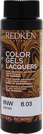 Redken Color Gels Lacquers Haarkleuring permanente kleuring weinig ammoniak 60ml - 08NW Safari / Safari