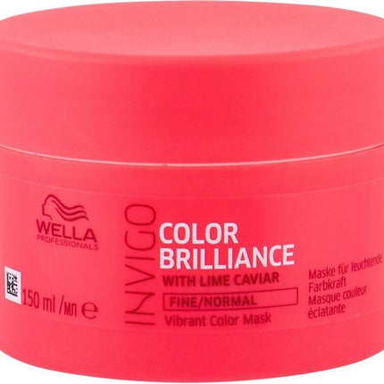 Wella Brilliance Masker fijn / normaal haar -150 ml - Haarmasker droog haar - Haarmasker beschadigd haar