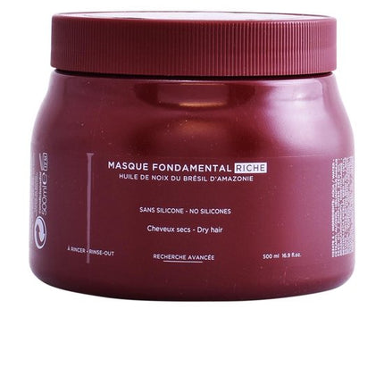Kerastase Aura Botanica Haarmasker Fondamental Riche 500 ml - Haarmasker droog haar