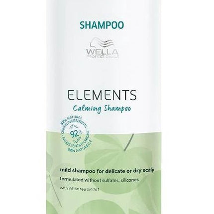 Wella Elements Calming Shampoo 250 ml - Normale shampoo vrouwen - Voor Alle haartypes