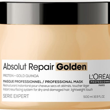 L'Oréal Professionnel Serie Expert Absolut Repair Gold Haarmasker GOLDEN 500 ml - Haarmasker droog haar - Haarmasker beschadigd haar