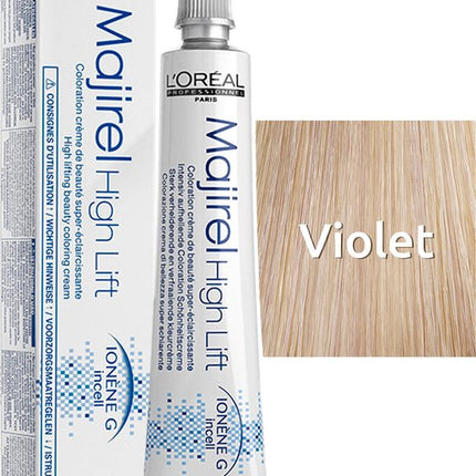 Permanente kleurcrème Majirel High-lift Violet L'Oreal Expert Professionnel (50 ml)