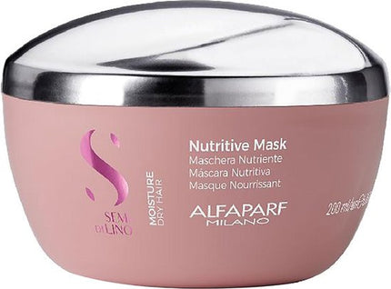 Haarmasker Semi di Lino Moisture Alfaparf Milano (200 ml)