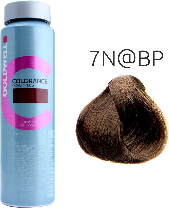 Goldwell - Colorance - Cover Plus Elumenated Naturals - 7N@BP Middel Blond Eluminated Beige Parel - 120 ml