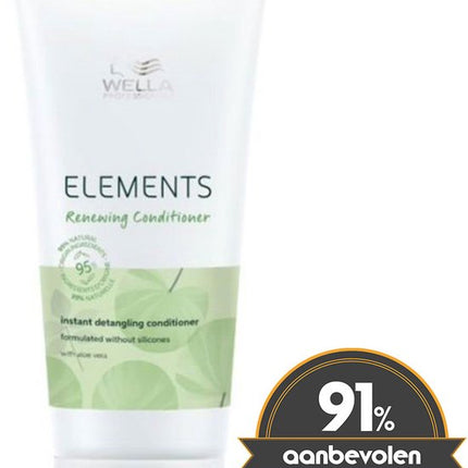 Wella Elements Renewing Conditioner 200ml - Conditioner voor ieder haartype