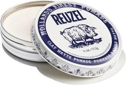 Reuzel - Hollands Finest Pomade Clay Matte Pomade Matte Hair Clay On Base Water 35G