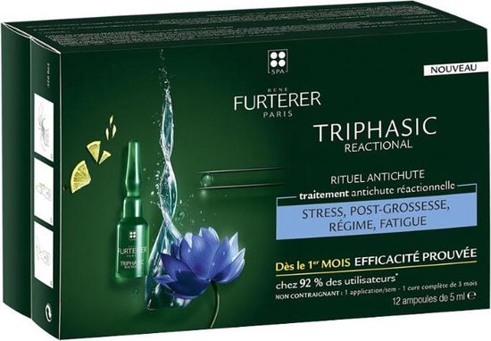 Rene Furterer Triphasic Anti-hair Loss Treatment 12 ampullen x 5ml