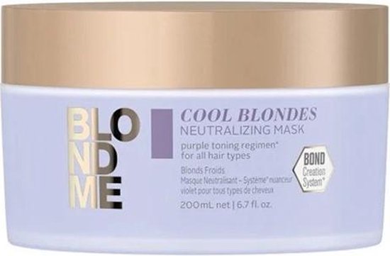 Haarmasker Blondme Cool Blondes Schwarzkopf (200 ml)