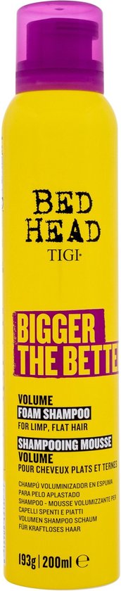 TIGI - Bed Head Bigger The Better Foam Shampoo - 200 ml