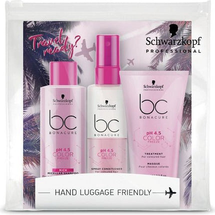 Schwarzkopf BC pH 4.5 Color Freeze Travel Kit - 275ml