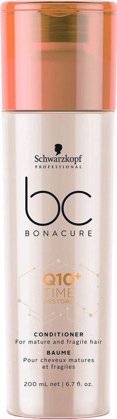 Schwarzkopf Bonacure Time Restore Q10 Conditioner 200ml - Conditioner voor ieder haartype