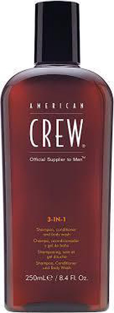 American Crew - Shampoo, Conditioner And Body Wash 3 in 1 - 250ml