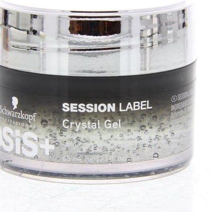 Schwarzkopf Session Label Osis+ Crystal Gel Strong Hold Concentrated Gel 65ml