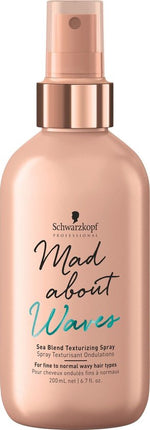 Schwarzkopf - Mad About Waves - Sea Blend Texture Spray - 200 ml