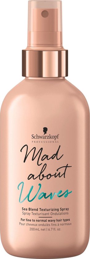 Schwarzkopf - Mad About Waves - Sea Blend Texture Spray - 200 ml