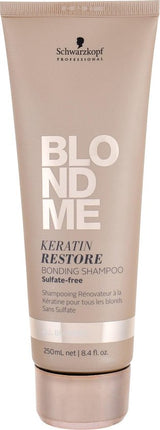 Schwarzkopf Professional - Renewing keratin shampoo for blonde hair BLONDME (Keratin Restore Bonding Shampoo) (L)