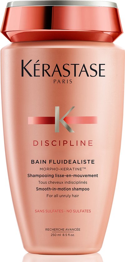 Kérastase Discipline Bain Fluidealiste Sulfaatvrij - Shampoo zonder schadelijke sulfaten voor onhandelbaar haar - 250ml