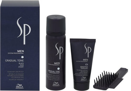 Wella SP Men Color Gradual Tone Black Mousse -90 ml
