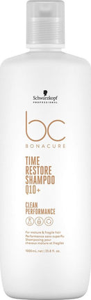 Schwarzkopf Bonacure Q10 Time Restore Shampoo 1000ml -  vrouwen - Voor