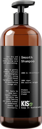 KIS Green Smooth Shampoo 1000 ml - vrouwen - Voor