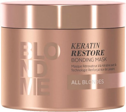 Schwarzkopf Professional - Renewing keratin mask for blonde hair BLONDME (Keratin Restore Bonding Mask) - 200ml