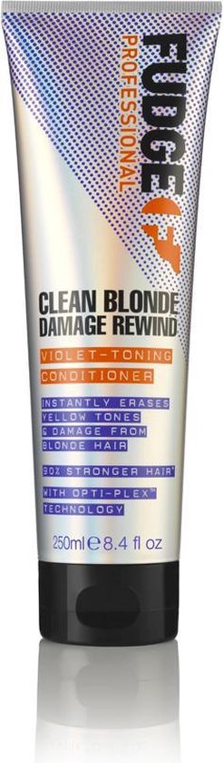 Fudge Clean Blonde Damage Rewind Violet - Conditioner - 250 ml