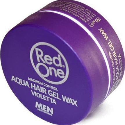 Red One Aqua Hair Gel Wax Quicksilver 150 ml