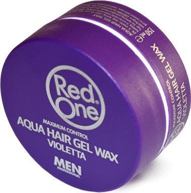 Red One Aqua Hair Gel Wax Quicksilver 150 ml