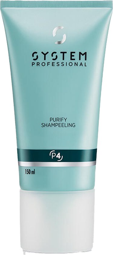 System Professional Purify Shampeeling P4 150 ml - Anti-roos vrouwen - Voor Gevoelige hoofdhuid/Hoofdhuid met roos/Vet haar