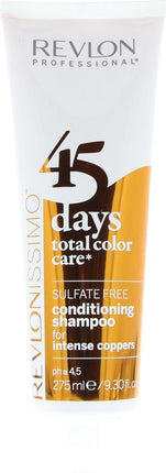 Revlon 45 Days Color Shampoo & Balm Intense Copper - 275 ml - vrouwen - Voor Gekleurd haar