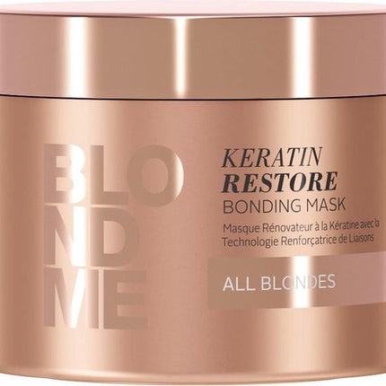 Schwarzkopf Professional - Renewing keratin mask for blonde hair BLONDME (Keratin Restore Bonding Mask) - 200ml