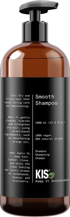 KIS Green Smooth Shampoo 1000 ml - vrouwen - Voor
