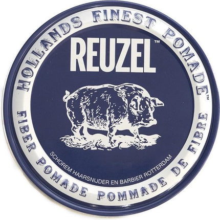 Reuzel - Hollands Finest Pomade Strong Fibrous Pomada On Water Base Navy 113G