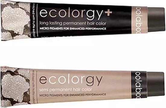 Oolaboo Ecolorgy Semi Permanente Haarkleur Tint Crème 100ml - 06.4 Dark Copper Blonde / Dunkel Kupfer Blond