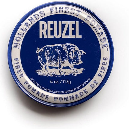 Reuzel - Hollands Finest Pomade Strong Fibrous Pomada On Water Base Navy 113G