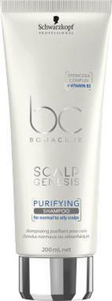 Schwarzkopf Bonacure Scalp Genesis Purifying shampoo 200ml - vrouwen - Voor Vet haar