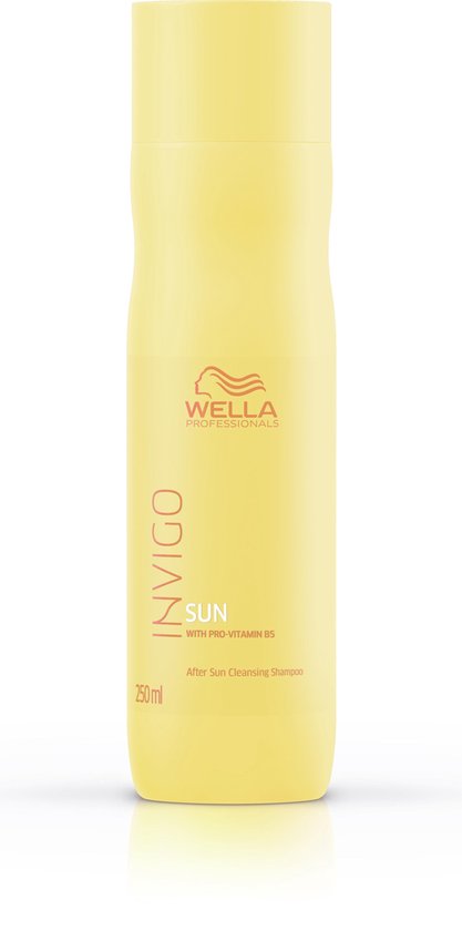 Wella Sun Hair & Body Shampoo - 250 ml - Normale shampoo vrouwen - Voor Alle haartypes