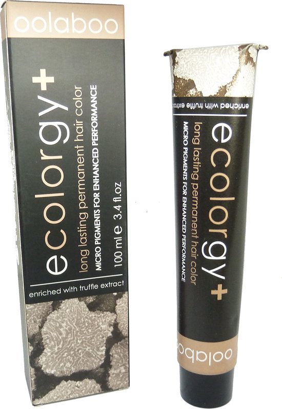  Oolaboo Ecolorgy+ Langdurige Haarkleuring Crème 100ml - 07.44 Intense Copper Blonde / Intensives Kupfer Blond