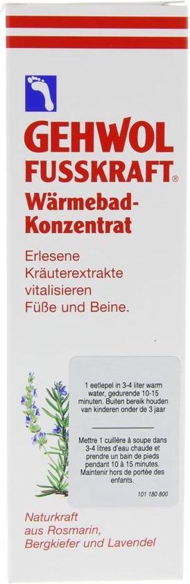 Gehwol Lotion Fusskraft Verwarmend Voetbad