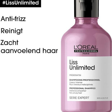 L'Oréal Professionnel Serie Expert Liss Unlimited Shampoo 300 ml - vrouwen - Voor