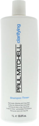 Paul Mitchell Clarifying Shampoo Three-1000 ml - vrouwen - Voor Beschadigd haar