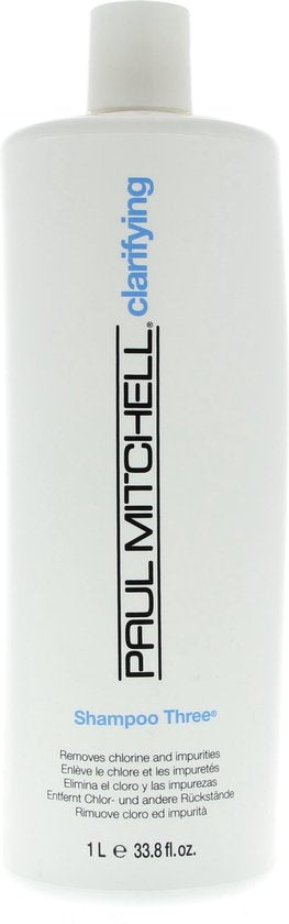 Paul Mitchell Clarifying Shampoo Three-1000 ml - vrouwen - Voor Beschadigd haar