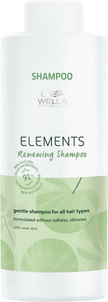 Wella Elements Renewing Shampoo 1000ml - Normale shampoo vrouwen - Voor Alle haartypes