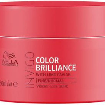 Wella Brilliance Masker fijn / normaal haar -150 ml - Haarmasker droog haar - Haarmasker beschadigd haar