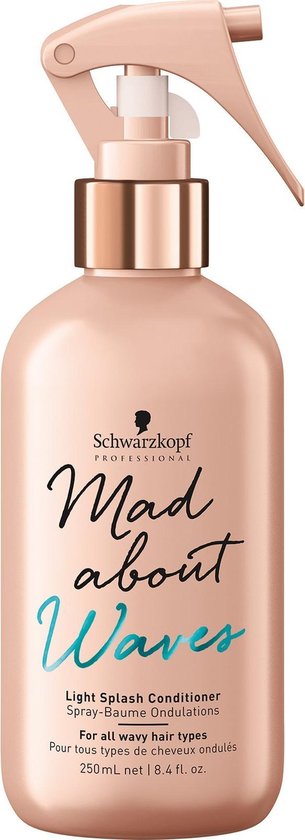 Schwarzkopf - Mad About Waves - Light Splash Conditioner - 250 ml