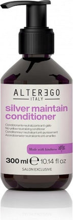 Silver Maintain Conditioner - Anti-Yellow Neutralizer - 300 ml - AlterEgo - Grijs haar/ geblondeerd haar/ Alter Ego conditioner silver