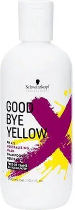 Schwarzkopf Goodbye Yellow Shampoo 300ml - Zilvershampoo vrouwen - Voor