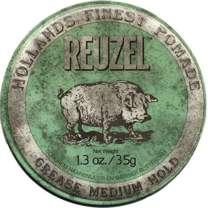 Reuzel Green Grease medium hold by Schorem - 35 gr - Wax