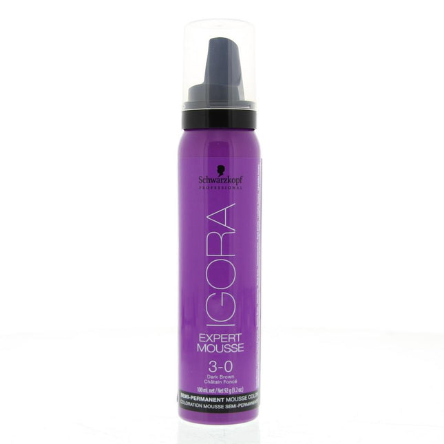 Schwarzkopf Gel Schwarzkopf Igora Expert Mousse 3-0   100ml